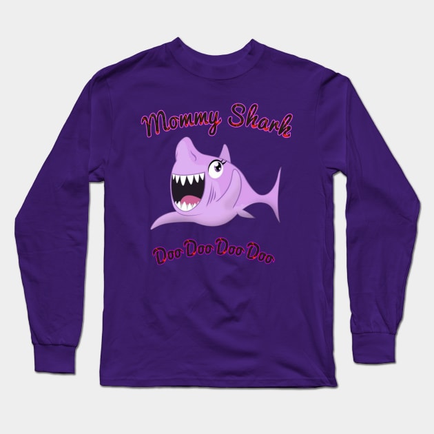 Mommy shark halloween day Long Sleeve T-Shirt by StoreMoustafa